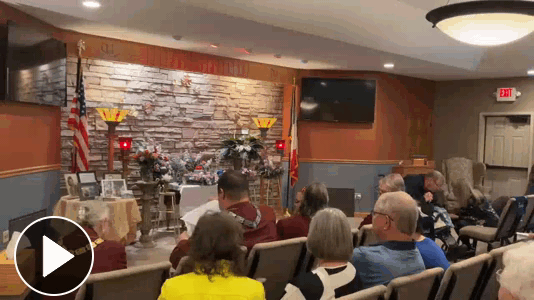 Click here to view your video from Mitchell Family Funeral Home